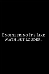 Engineering Is Like Math