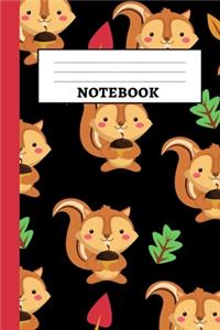 Notebook: Lovely Squirrel Journal / Notepad, Squirrel Lover Gifts (Lined, 6" x 9")