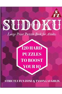 Sudoku Large Print Puzzle Book for Adults