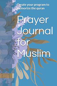 Prayer Journal for Muslim