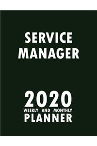 Service Manager 2020 Weekly and Monthly Planner