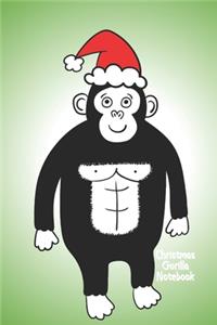 Christmas Gorilla Notebook