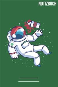 Notizbuch Gepunktet Astronaut Kaffe