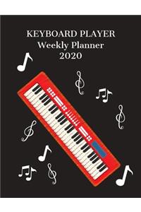 Keyboard Player Weekly Planner 2020