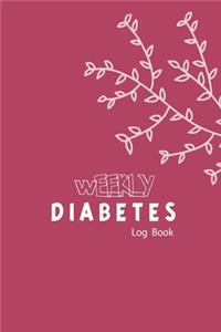 Weekly Diabetes Log Book