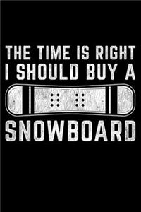 The Time Is Right I Should Buy A Snowboard