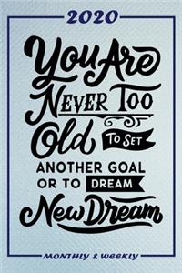 Set My 2020 Goals - Weekly and Monthly Planner