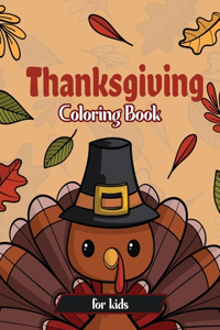 Thanksgiving Coloring Book for Kids