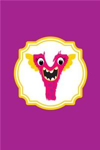 Monster Monogram Journal - Letter Y