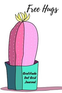 Free Hugs Gratitude Dot Grid Journal