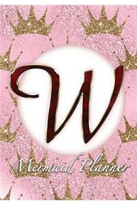W Mermaid Planner