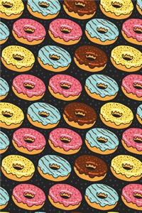 Donuts Pattern Writing Journal