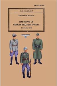 Handbook on German Military Forces 1943