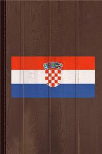 Croatia Flag Journal Notebook