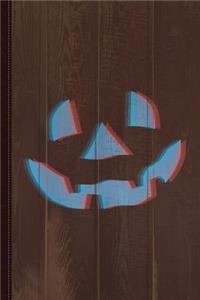 3D Halloween Pumpkin Journal Notebook