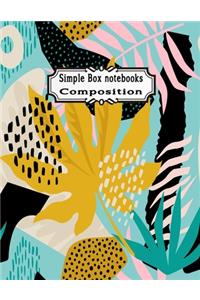 Simple Box notebook Composition