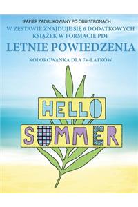 Kolorowanka dla 7+-latków (Letnie Powiedzenia)