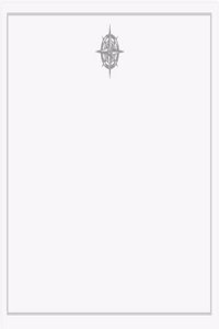 Notelets-Silver Compass