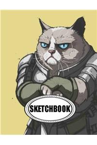 Sketchbook : Grumpy Cat: 120 Pages of 8.5 x 11 Blank Paper for Drawing, Doodling or Sketching (Sketchbooks)
