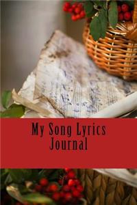 My Song Lyrics Journal