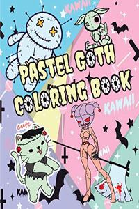 Pastel goth coloring book