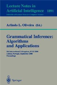 Grammatical Inference: Algorithms and Applications