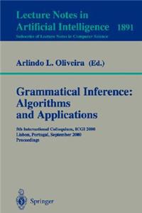 Grammatical Inference: Algorithms and Applications