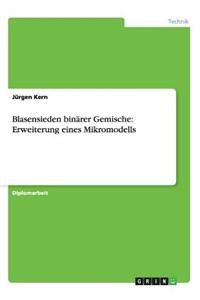 Blasensieden binärer Gemische