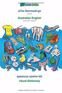 af-ka Soomaali-ga - Australian English, qaamuus sawiro leh