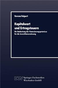 Kapitalwert und Ertragsteuern