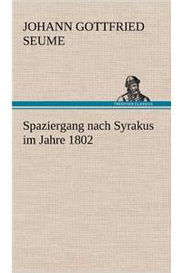 Spaziergang Nach Syrakus Im Jahre 1802
