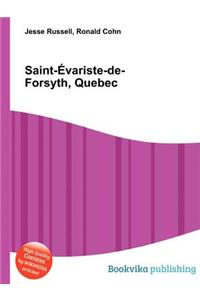 Saint-Evariste-De-Forsyth, Quebec