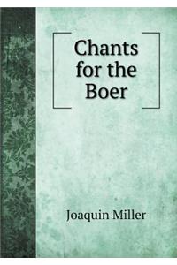 Chants for the Boer