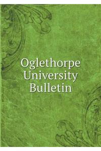 Oglethorpe University Bulletin
