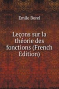 Lecons sur la theorie des fonctions (French Edition)