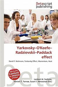 Yarkovsky-O'Keefe-Radzievskii-Paddack Effect