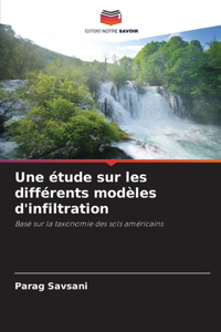 étude sur les différents modèles d'infiltration