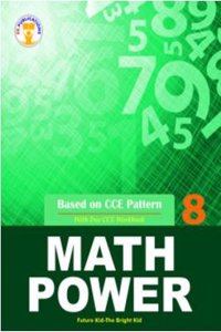 Math Power- 8 (With CCE WB)