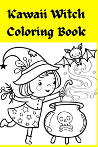 Kawaii Witch Coloring Book