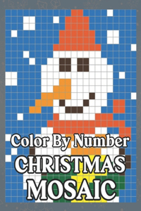 Color By Number Christmas Mosaic