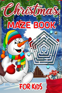Christmas Maze Book For Kids