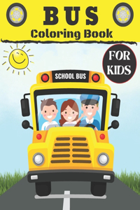 Bus Coloring Book For Kids