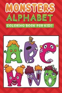 monsters alphabet coloring book for kids