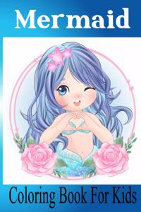 Mermaid Coloring Book For Kids