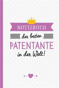 Notizbuch der besten Patentante in der Welt