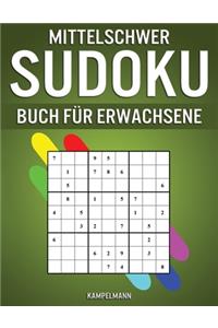 Mittelschwer Sudoku Buch für Erwachsene
