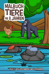 MALBUCH TIERE Ab 8 Jahren