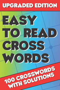 Easy to Read Crosswords