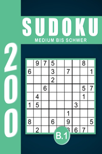 Sudoku Erwachsene Medium Bis Schwer Band 1