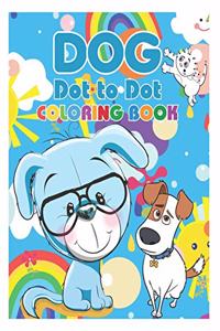 Dog Dot To Dot Coloring Book